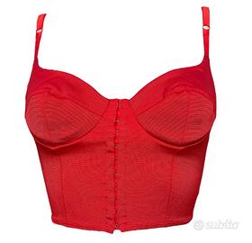 Dolce & Gabbana Intimo corsetto rosso vintage