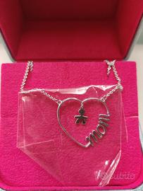 Ciondolo cuore bambino in argento LE BEBE 