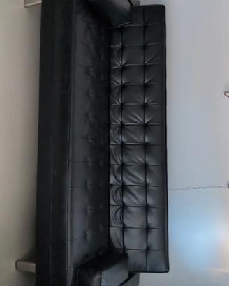 due divani letto similpelle maison du monde nero