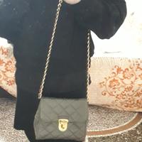 borsa tracolla in tessuto Prada