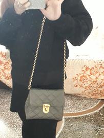 borsa tracolla in tessuto Prada