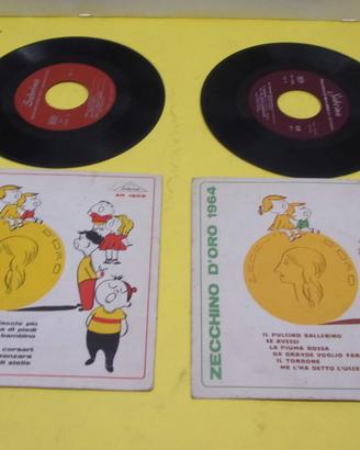 Zecchino d'oro 1963 e 1964, 2 dischi in vinile