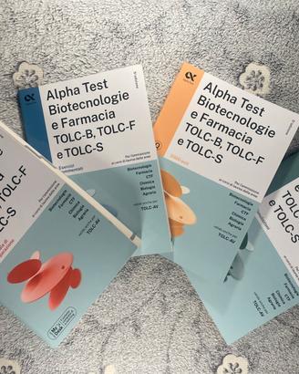 Kit completo Alpha Test Biotecnologie e Farmacia