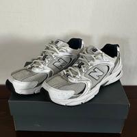 New Balance 530 Bianche/Argento - Taglia 45