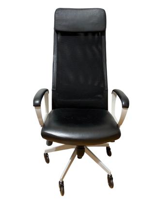 Sedia da ufficio/gaming Ikea Markus in pelle