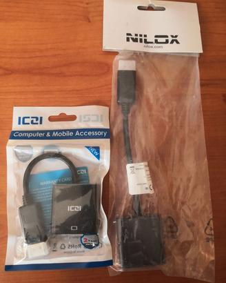 CAVO HDMI 1,5 mt e Display Port VGA