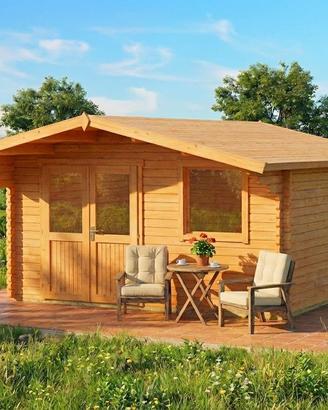 CASETTA DI LEGNO OFFENBURG 2  410x410x256h