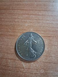 Moneta Francia 5 Franchi 1973 - Semeuse 