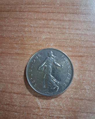 Moneta Francia 5 Franchi 1973 - Semeuse 