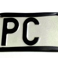 Targa Antiquariata Anni '70 Di Auto PC Piacenza