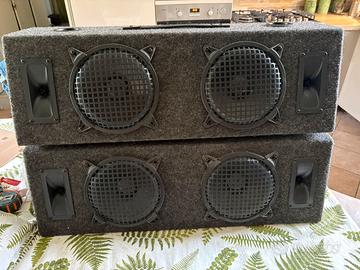 Coppia casse acustiche passive artigianali 4 Ohm