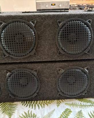 Coppia casse acustiche passive artigianali 4 Ohm