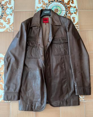 Cappotto vintage Bomb Boogie in vera pelle