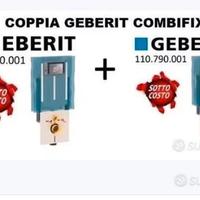 COPPIA Geberit 110.790.00.1 COMBIFIX WC SOSPESO