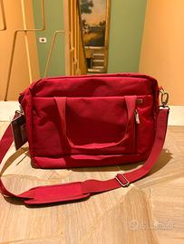 Borsa Samsonite rossa nuova con cartellino