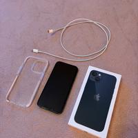 Iphone 13 128 GB con cover scatola carica batterie