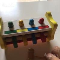 Gioco in legno per bambini imparano colori