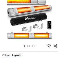 lampada infrarossi 3000W a parete