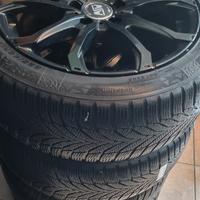 Cerchi MSW 48 17 nero opaco + gomma