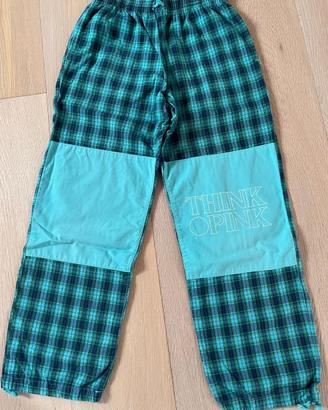 Pantaloni a Quadri Think Pink (Taglia 10 anni)