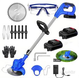 Decespugliatore tagliaerba doppia batteria