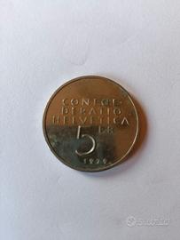 moneta commemorativa svizzera