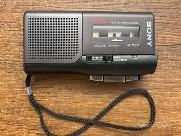 Registratore portatile Sony microcassette M-727V