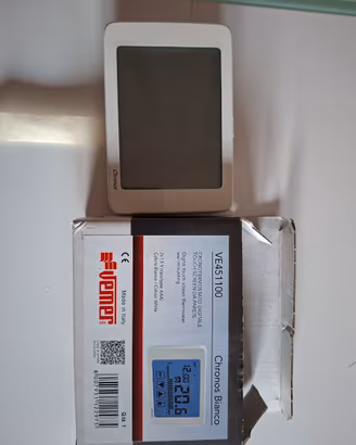 Cronotermostato vemer ve451100 bianco