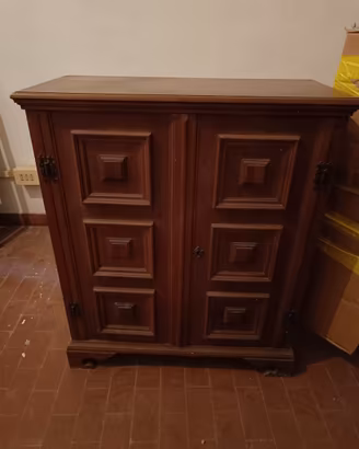 Scarpiera noce anni 70