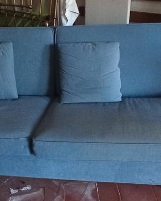 Divano di tessuto Blu