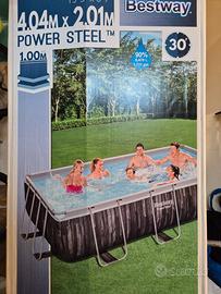 Piscina 4x2 + accessori filtro teli schimmer robot