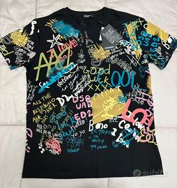 T-shirt Dsquared2 modello graffiti tg xl