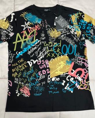 T-shirt Dsquared2 modello graffiti tg xl