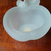 Posacenere in vetro a forma di mela cm. 10x10