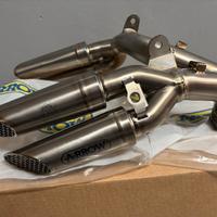mv brutale 1000 rr/rs scarico arrow racing titanio