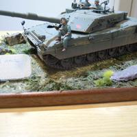 Modellino Ariete c1 diorama