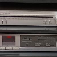 Stereo cassette Akai + tuner radio Tensai