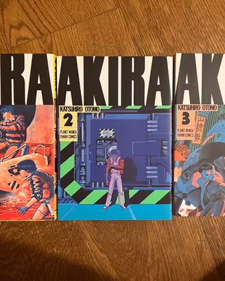 Akira manga vol. 1-2-3
