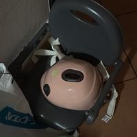 Seggiolino portatile e caschetto