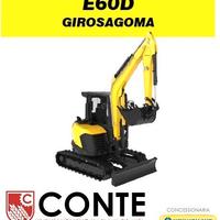 Miniescavatore NEW HOLLAND E60D girosagoma