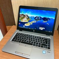 Pc Portatile HP Elitebook Slim Quad-i5 SSD 256GB