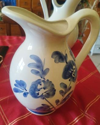 Vaso bianco con disegni