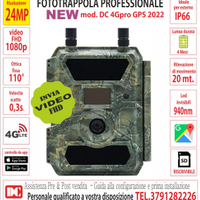 Fototrappola 4G GPS - MMS EMAIL - invia Video