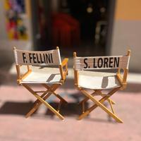 Sedie Regista Omaggio al Cinema Loren Fellini