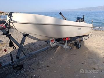 Barca Lancia GS Allegra 3,7 Mercury 20 CV e carrel