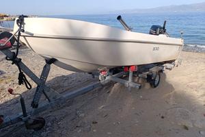 Barca Lancia GS Allegra 3,7 Mercury 20 CV e carrel