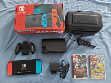 Nintendo switch (2017/2019) + MHGU + Mario party 
