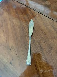 Coltello per pesce placcato argento 1000