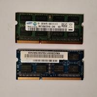 Memorie notebook 2x2 4 giga DDR3 1333 sodimm RAM