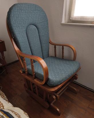 sedia a dondolo vintage